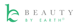 The logo of Beauty by Earth. 